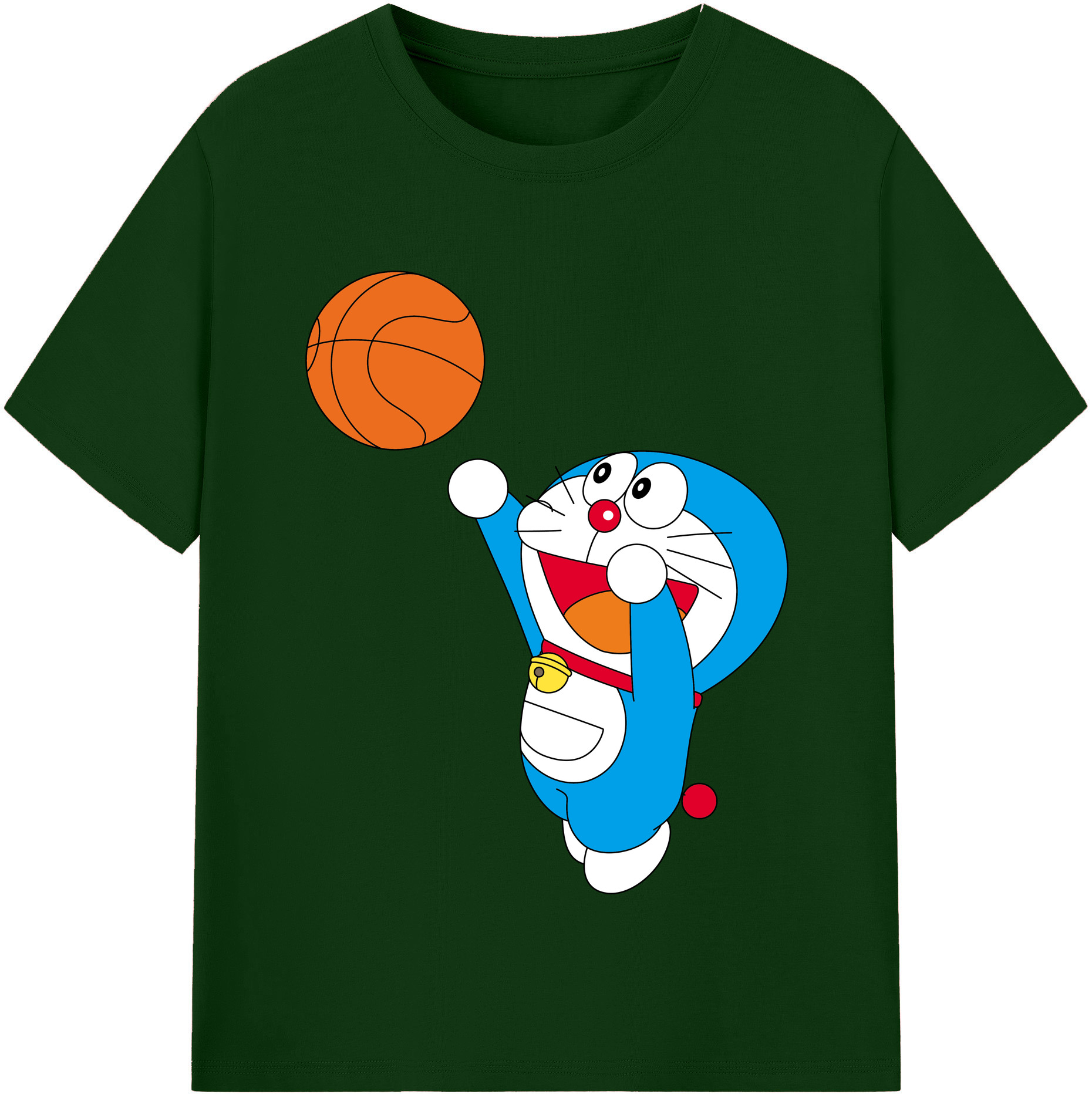 （画像用） ドラえもん Doraemon 綿100％半袖Tシャツ（フロントプリント）